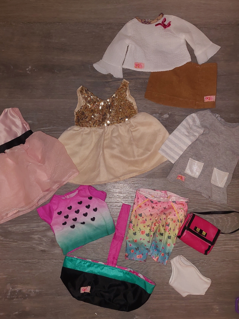 18" Doll Clothes Our Generation Battat OG Tops Pants Dresses Accessories Lot